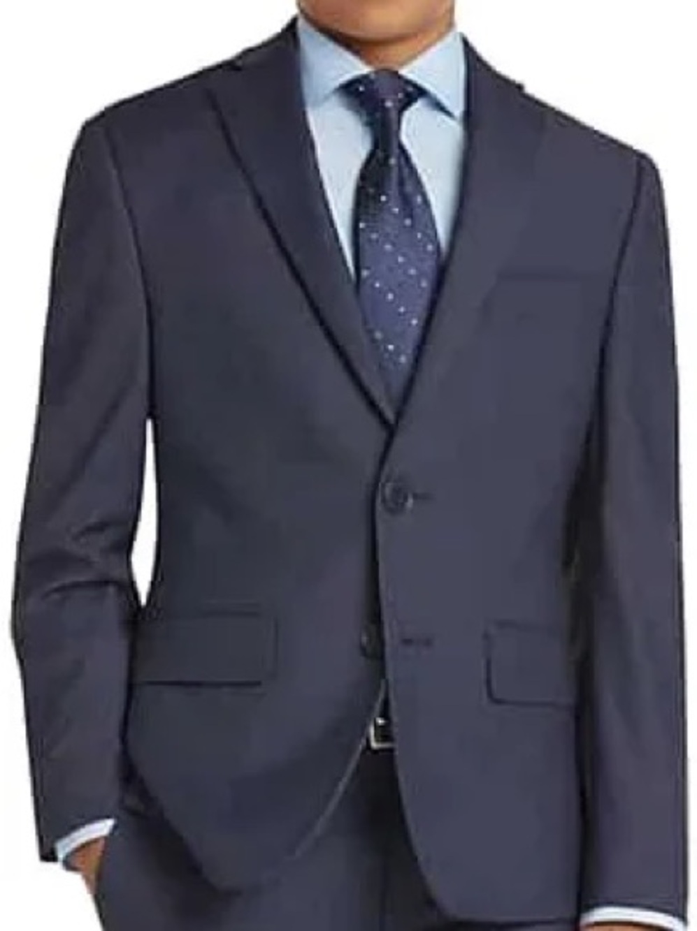 Joseph Abboud Boys' Navy Blue Two-Button Blazer